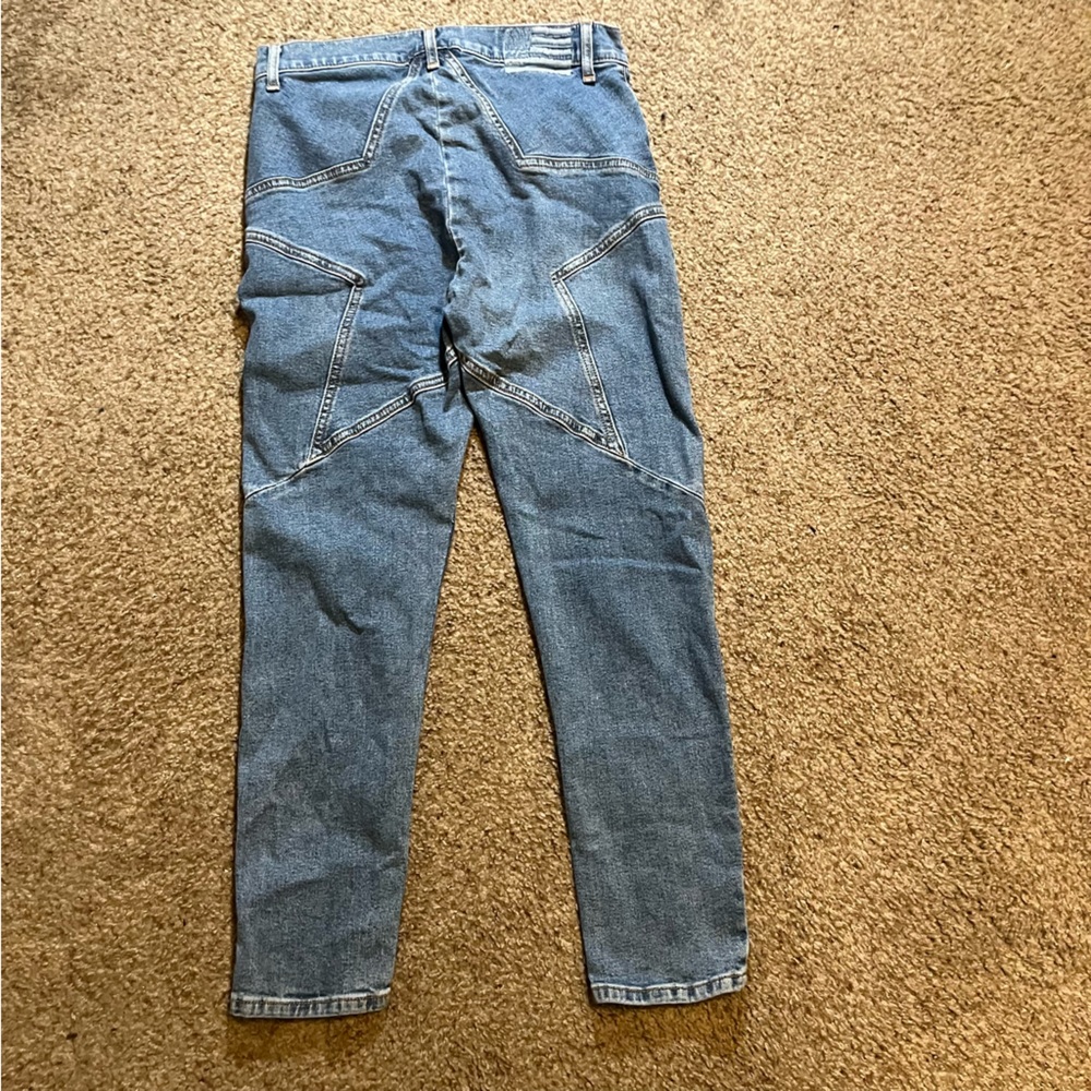 Revice Venus Skinny Jeans Star Butt Blue Size 30 - Picture 3 of 10